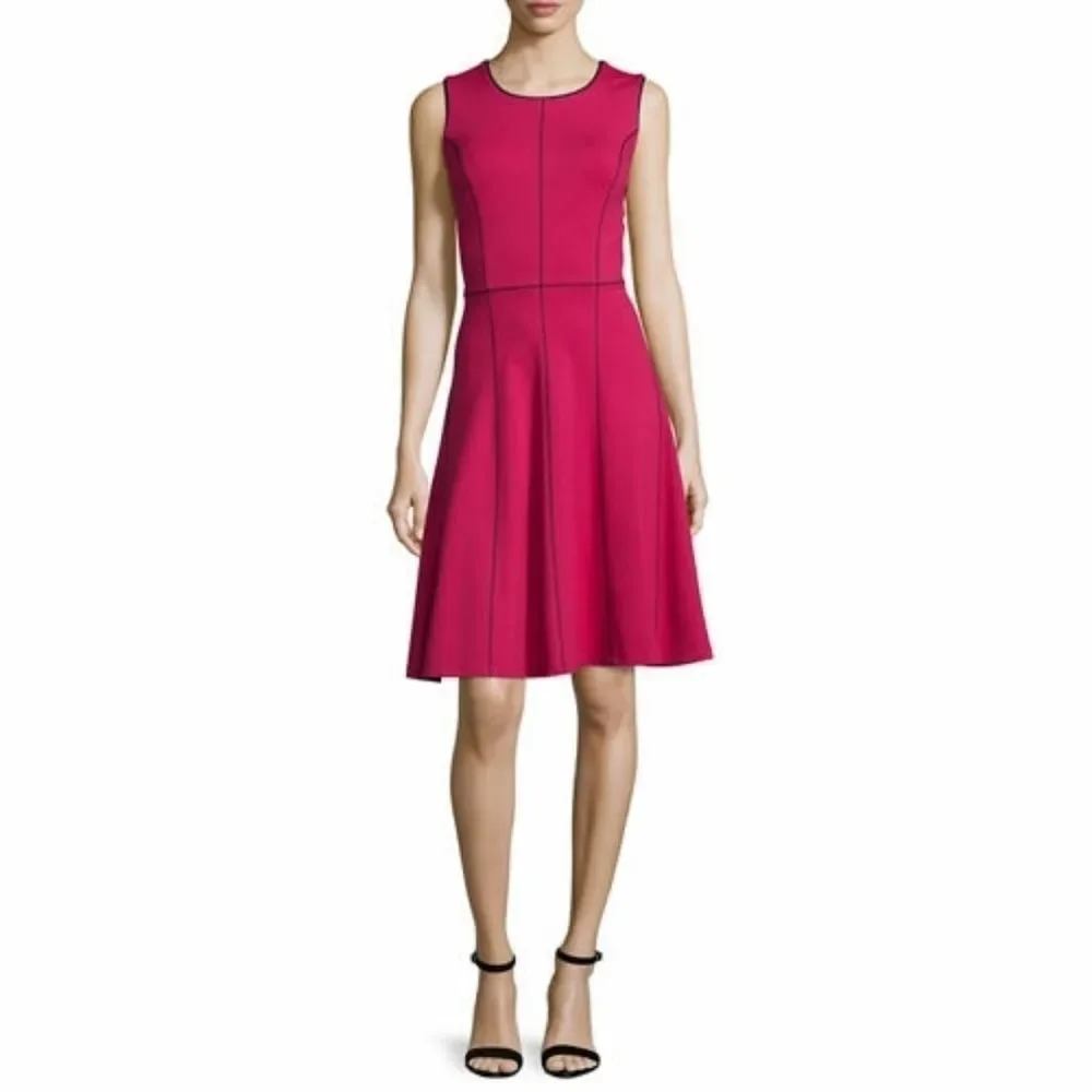 Carmen by Carmen Marc Valvo ponte dress sz S - Picture 1 of 7